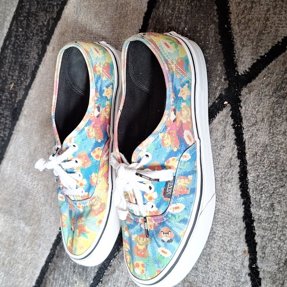Rare super mario bros game over nintendo vans size 7.5 womens - Picture 4 of 8